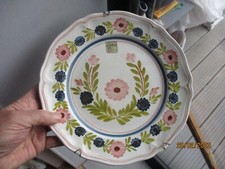 Ancienne Assiette Youen St Malo Belle Effet Craquelé