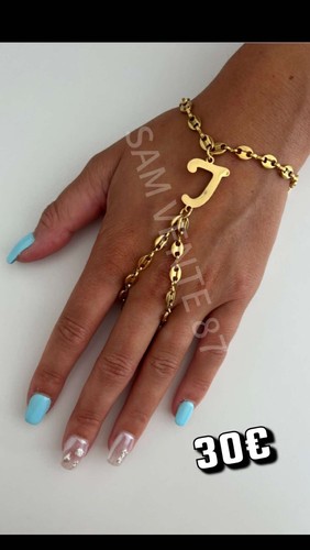 Bracelet chaîne de main - chaîne,