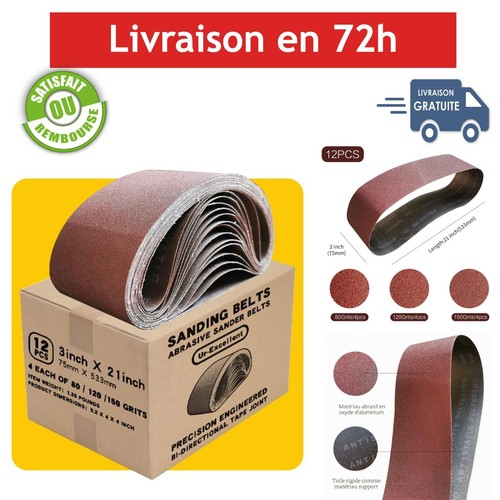 Bande abrasive 533mm pour - abrasive,