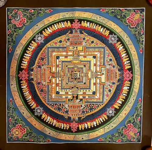Tangka mandala 54x54 - tangka, tibétain