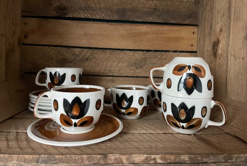 Joli service café vintage - café,