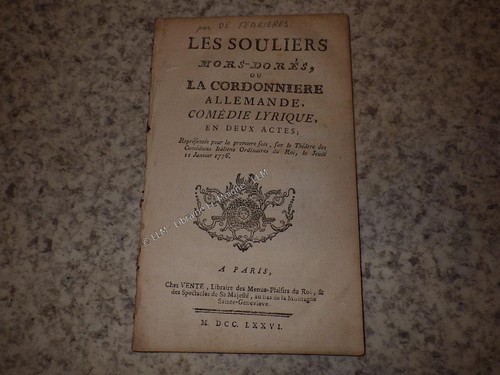 1776 souliers mors dorés - mors,