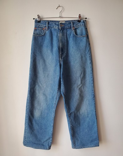 Jeans jambe large - à, taille