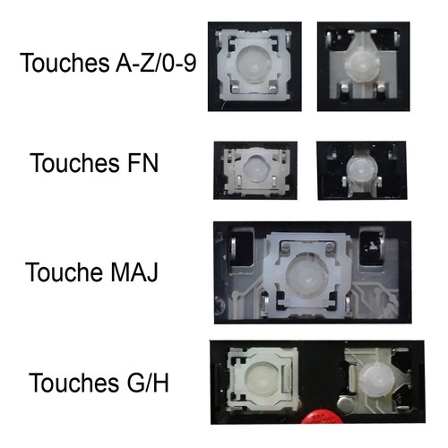 Touche clavier pour lenovo - clavier,