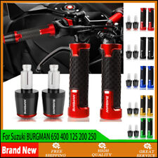 For Suzuki BURGMAN 650 400 125 200 250 Handlebar Hand Grip Handle Bar End Cap