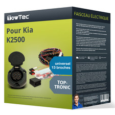 Faisceau universel 13 broches pour KIA K2500, 01.2004 - à ce jour TowTec TOP