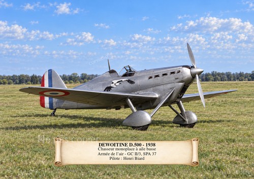 Dewoitine 500 avion - d.500, aviation