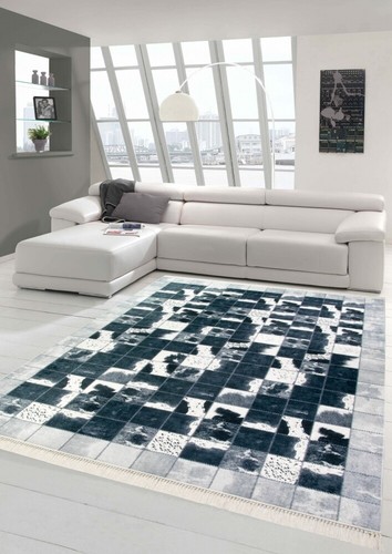 Patchwork tapis peau - de, en