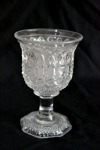 Grand verre cristal moulé - grand,