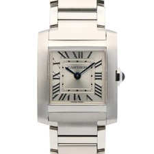 Montre-Bracelet CARTIER Tank francaise SM WSTA0065 Quartz Acier Inoxydable...
