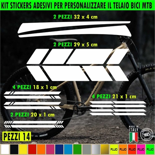 Kit autocollants cadre - 14,
