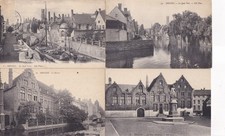 Lot de 4 cartes postales