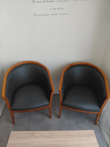Fauteuil cuir vintage - fauteuil,