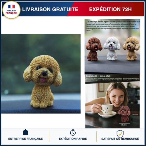 Fontee figurine chien auto - fontee,