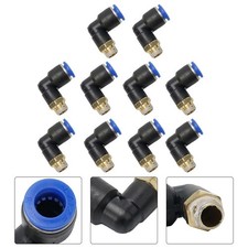 10 Pcs Raccord Coudé pour Manteaux Valve à Air Changeur de Pneu Machine-Connec