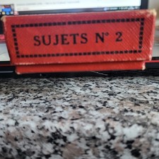 Boîte vide pour sujets