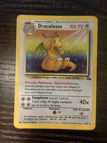 Carte pokémon dracolosse - :,
