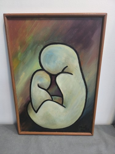Tableau abstrait figuratif