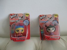MEGAN BYTE + SHASHI-MI - Lot 100% NEUF 2 figurines JAGGETS MINI - Famosa - 2018