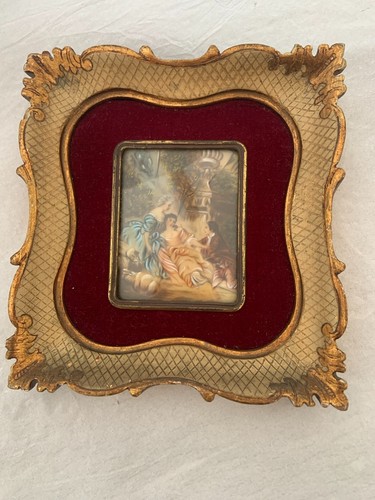 Peinture miniature ancienne - peinture,