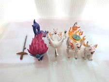 Okami Amaterasu Okikurumi Nendoroid Doll Noodle Stopper Figure Set of 4