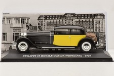 BUGATTI 41 ROYALE COACH WEYMANN 1929 IXO 1/43 NEW IN BOX