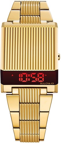 Bulova montre doré digital - bulova,