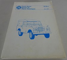 Parts Catalogue / Parts Catalogue Land Rover Series III Stand 05/1978