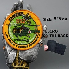 Patch Militaire Portugal 552 Escadron Hélico Alouette III Brodé Scratch