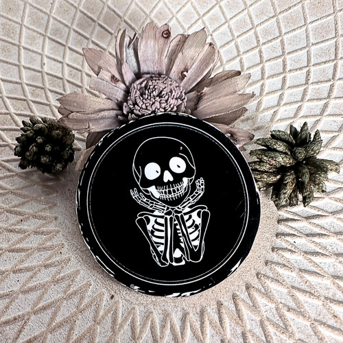 Stickers noir squelette - -,