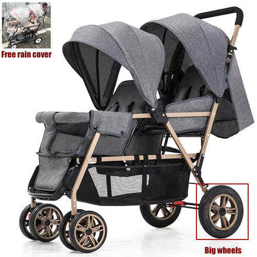 Poussette double pliable - poussette,