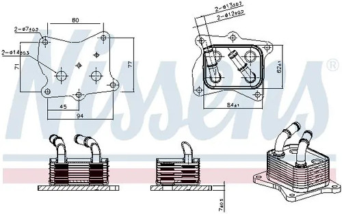 Radiateur huile moteur - radiateur, d'huile