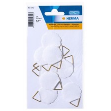 [5752] HERMA [Ref:5752] HERMA Sachet de 10 attaches pour cadre photos diamètr...