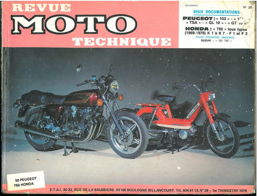 Revue moto technique - revue, 28
