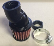 1EA 1000 ANGLE AIR FILTER 28MM TO 38MM CARB OPENING PIT BIKE  (S1173)