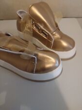 Chaussures Femme Taille 37 Dore Baskets Compensées 