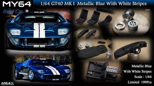 Ford gt40 mki blue my64 - ford,