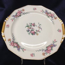 PORCELAINE DE BAUDOUR EXOTIC BIRDS CERABEL 10 1/4" HANDLED PLATE PLATTER