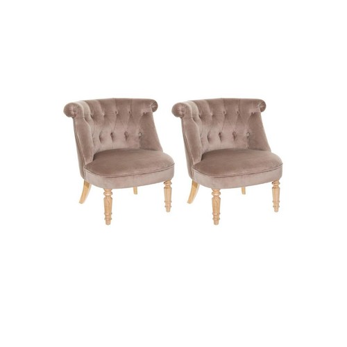Lot fauteuils en velours - lot,