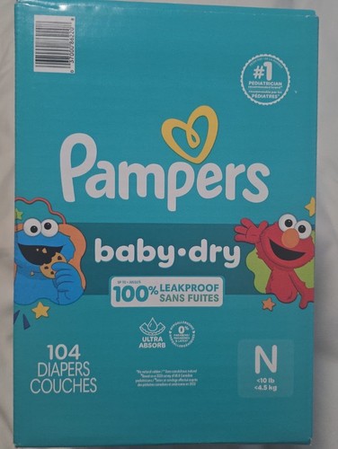 Pampers newborn diapers - newborn, 104