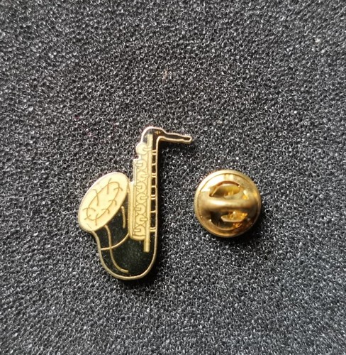 Pin saxophone noir vintage - saxophone,