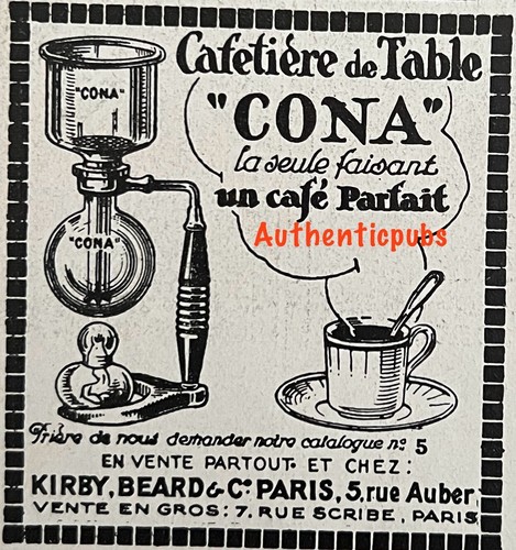 Publicite cona cafetiere - cafetiere, de