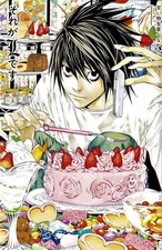 Death Note Anime Poster L Dessert Colorful Illustration Takeshi Obata Art