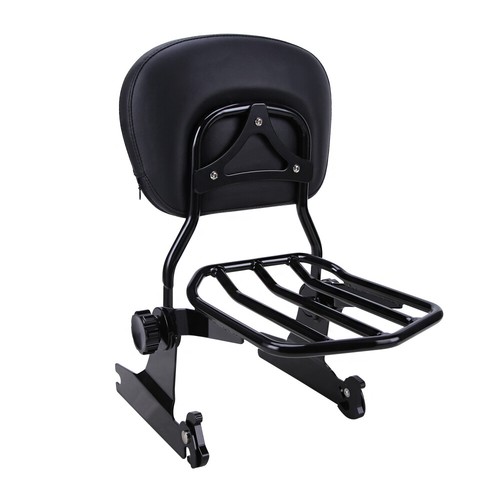 Detachable black sissy bar - detachable,