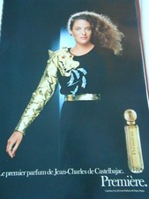 Advertising 1981 Perfume Première by Jean Charles de Castelbajac