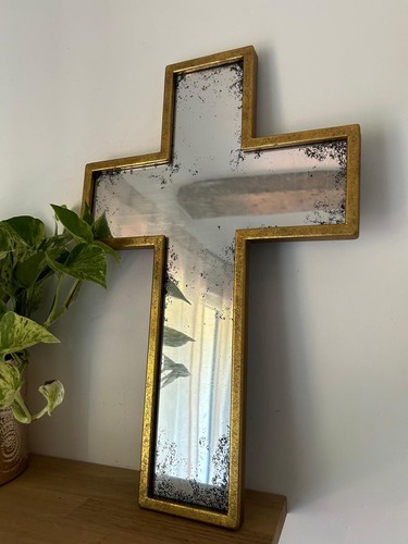 Grande croix crucifix - , miroir