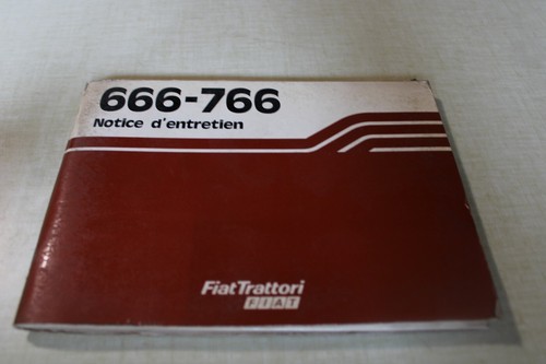 Notice entretien tracteur - notice, d'entretien