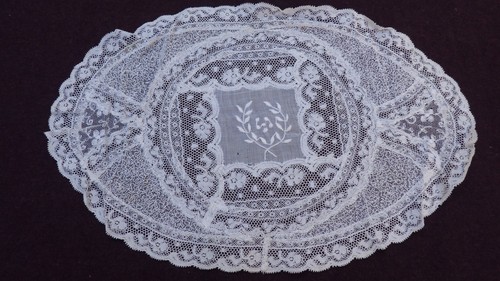Ancien napperon dentelle et - ancien,