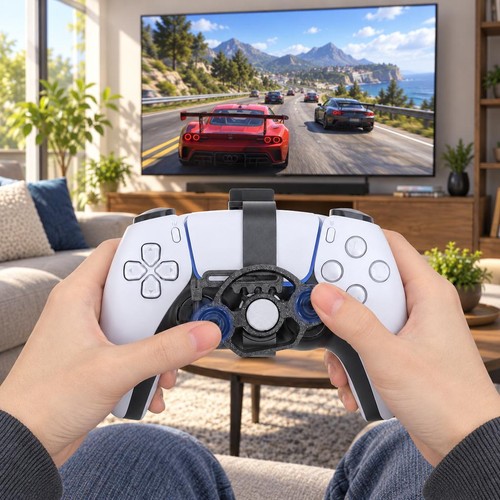 Volant mini plastique - , 3d