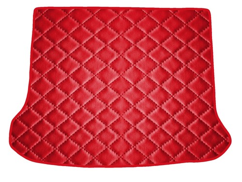 Matelassé cuir éco rouge - matelassé,
